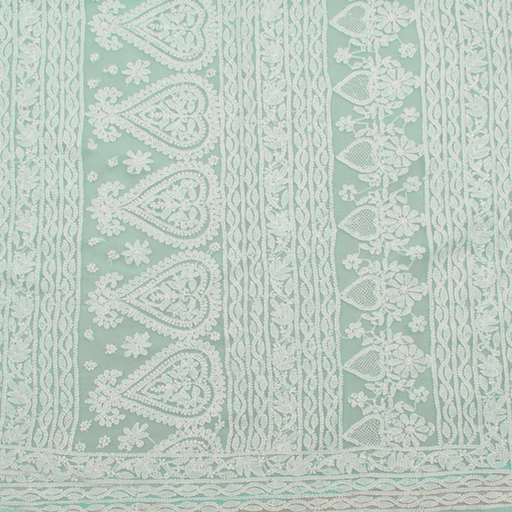 Chikankari Embroidered Georgette Saree 10052496