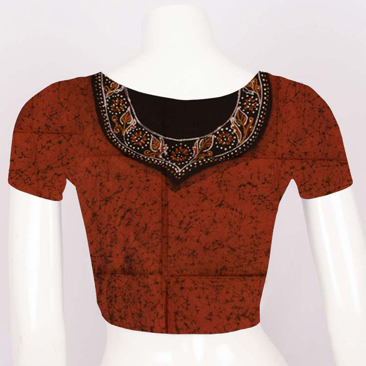 Batik Printed Cotton Blouse Material 10051890
