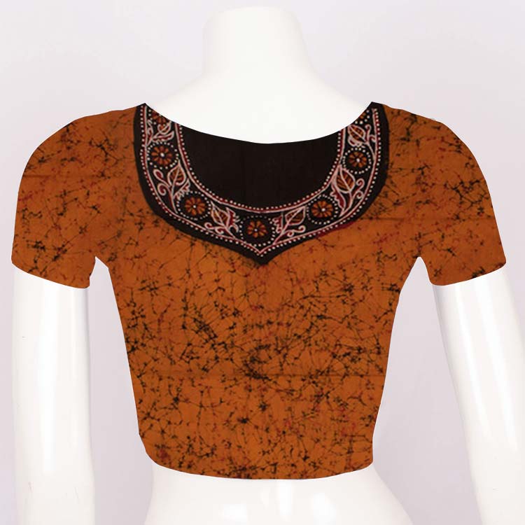 Batik Printed Cotton Blouse Material 10051891