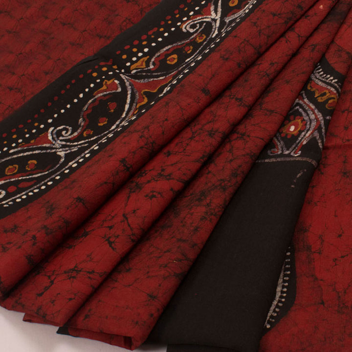 Batik Printed Cotton Blouse Material 10051894