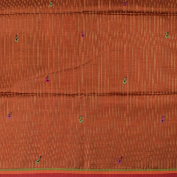 Kantha Embroidered Silk Saree 10017921