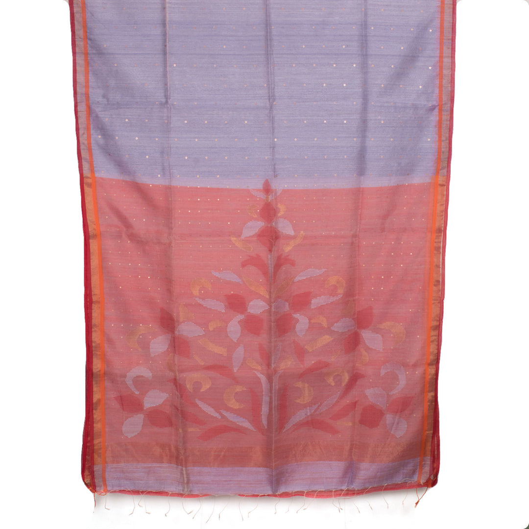 Handloom Bengal Jamdani Matka Silk Saree 10030338