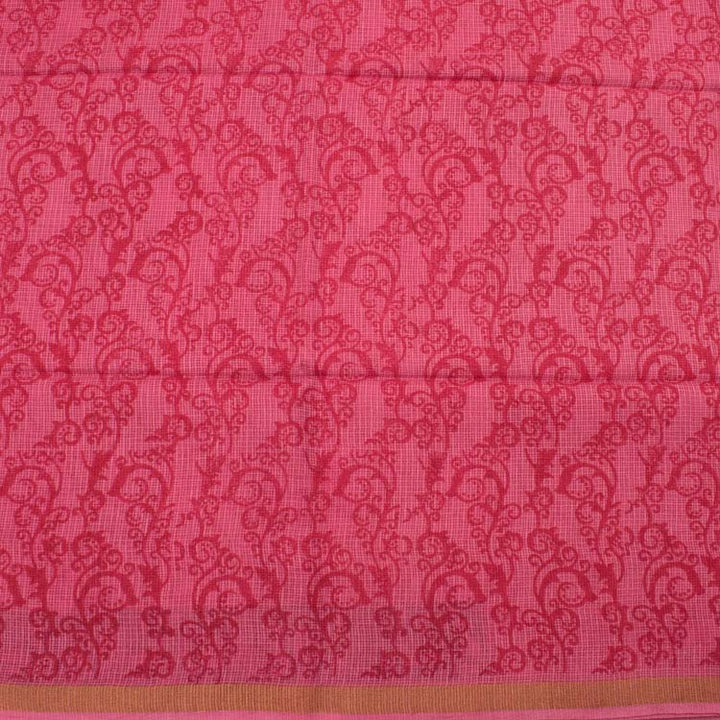 Hand Block Printed Kota Silk Cotton Saree 10038258