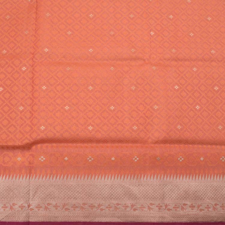 Handloom Banarasi Katrua Silk Cotton Saree 10042914