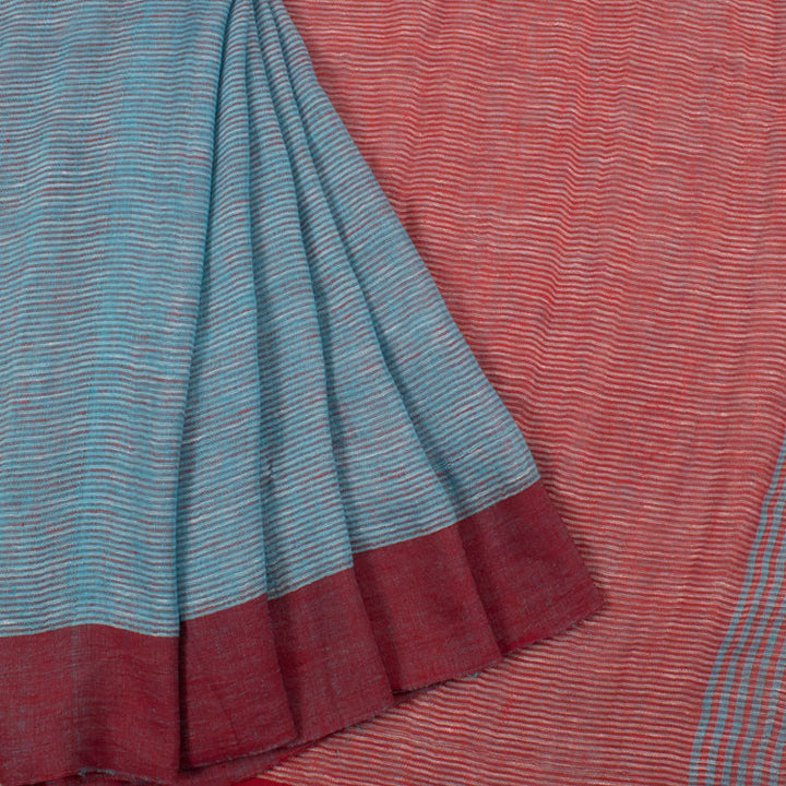 Handloom Bengal Linen Saree 10047488