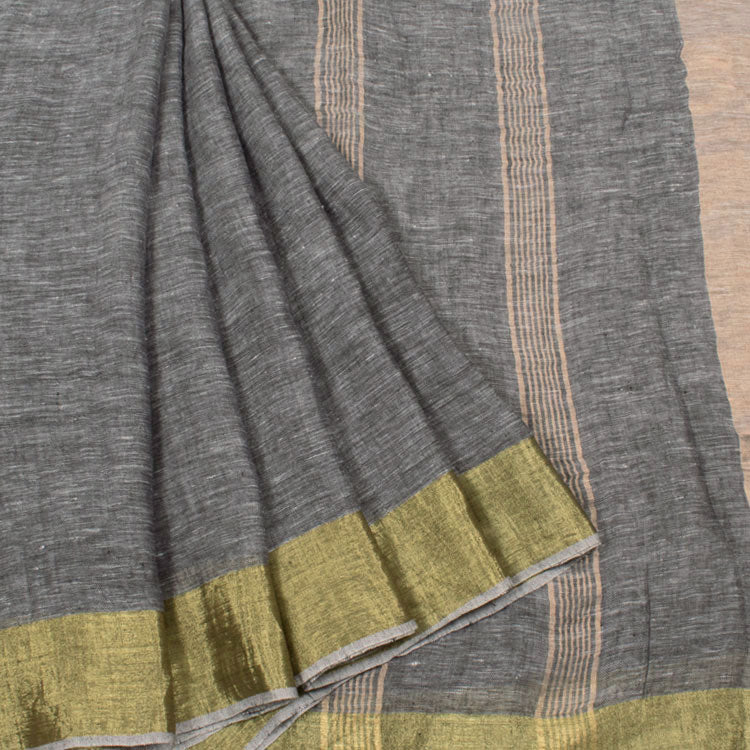 Handloom Bengal Linen Saree 10051157