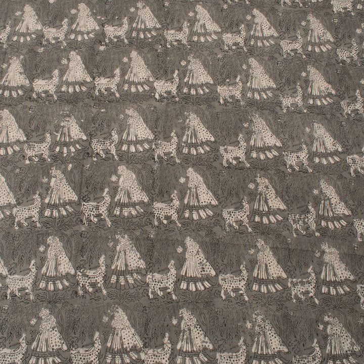 Dabu Printed Cotton Kurta Material 10053667