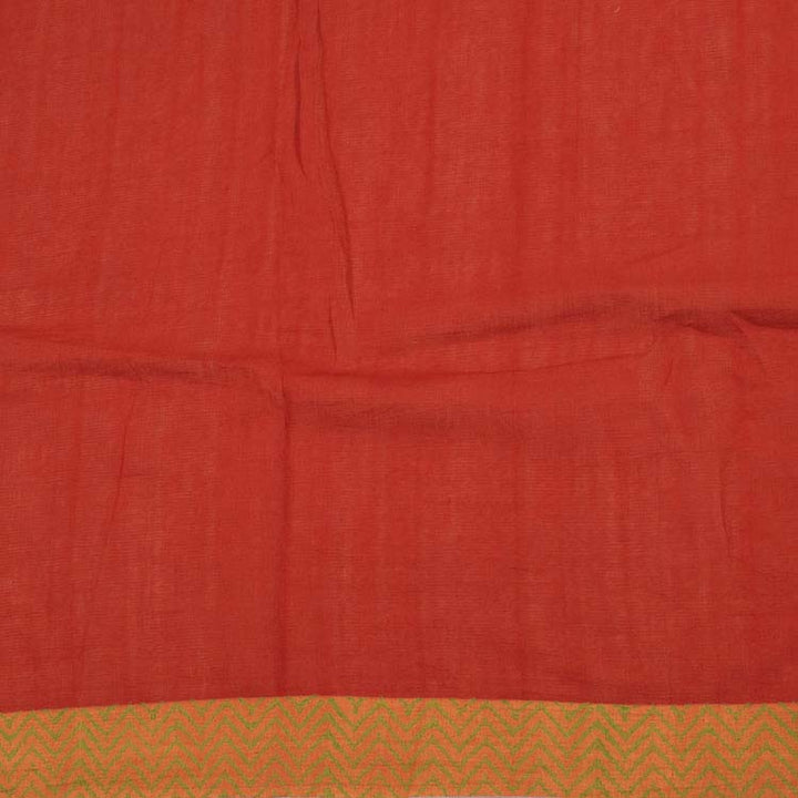 Hand Block Printed Andhra Cotton Saree 10042233