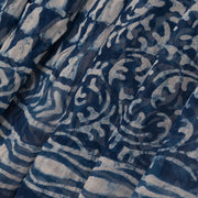 Indigo Bagru Printed Chiffon Dupatta 10015254