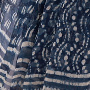 Indigo Bagru Printed Chiffon Dupatta 10015255