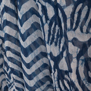 Indigo Bagru Printed Chiffon Dupatta 10015259