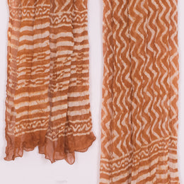 Bagru Printed Chiffon Dupatta 10015269