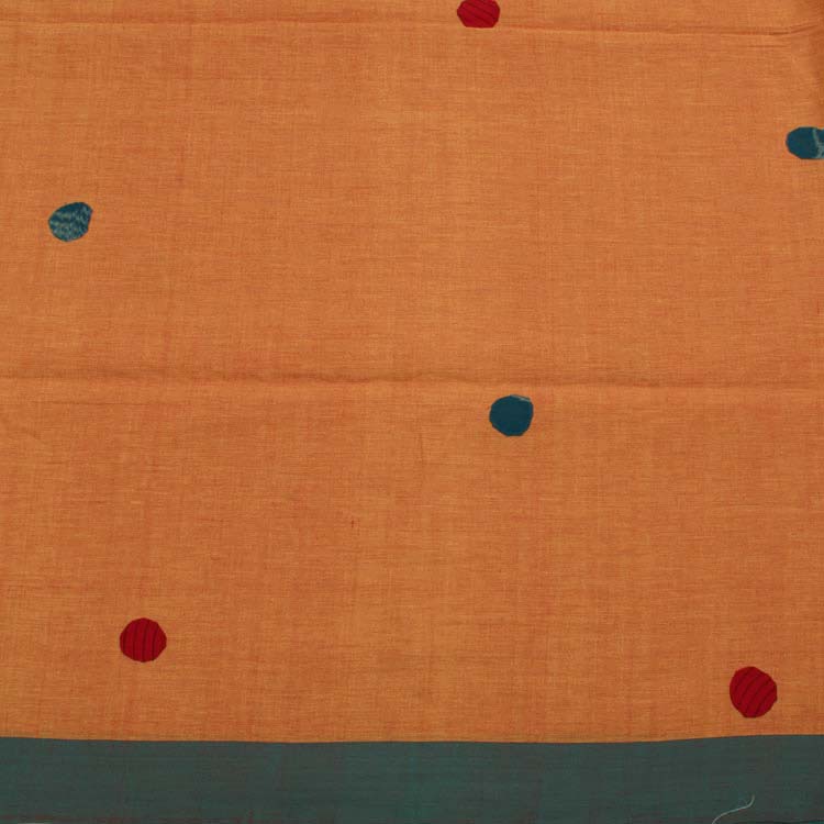 Khandua Applique Embroidered Odisha Cotton Saree 10043455
