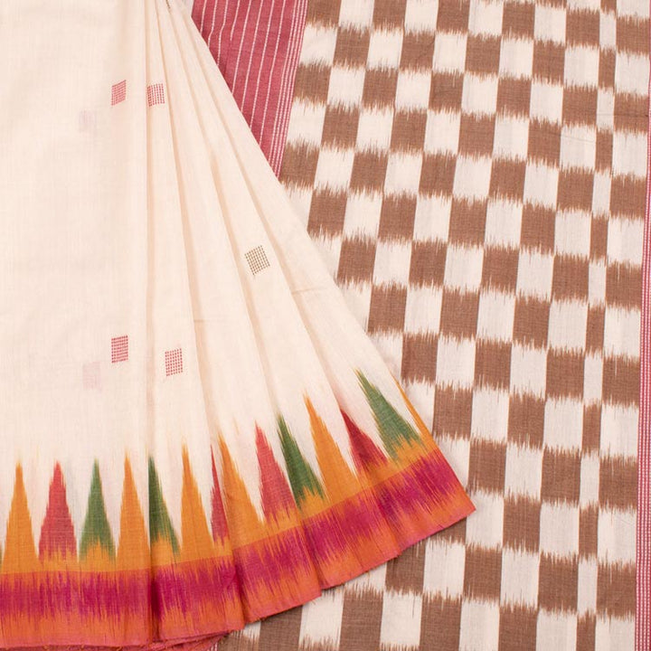Handloom Odisha Ikat Tussar Cotton Saree 10050805