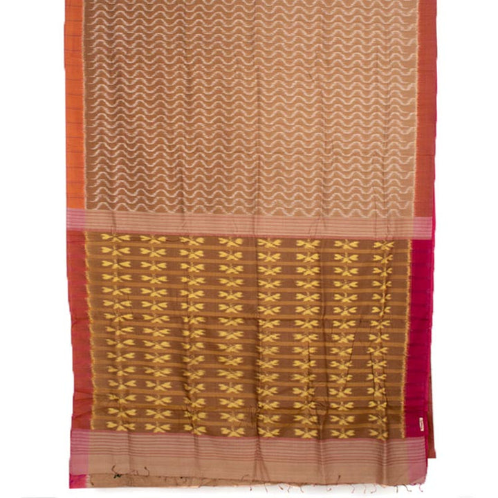 Handloom Odisha Ikat Tussar Cotton Saree 10050809