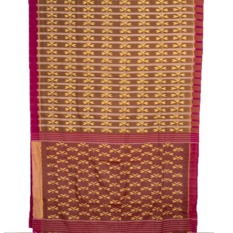 Handloom Odisha Ikat Tussar Cotton Saree 10050810