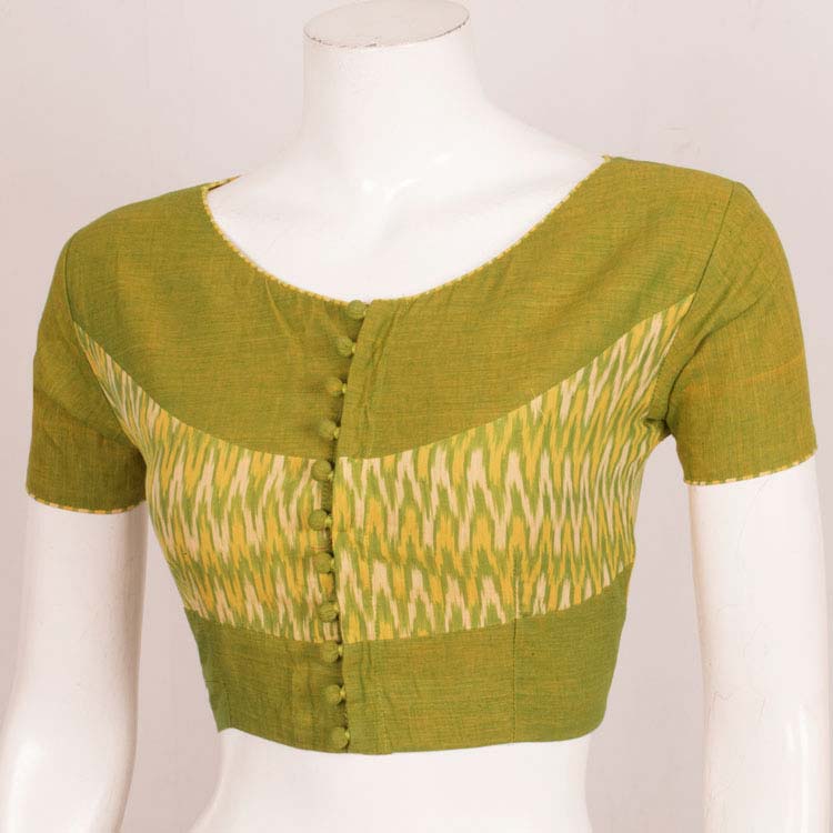 Handcrafted Ikat Cotton Blouse 10039778