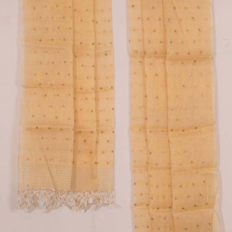 Embroidered Bengal Silk Cotton Dupatta 10039822