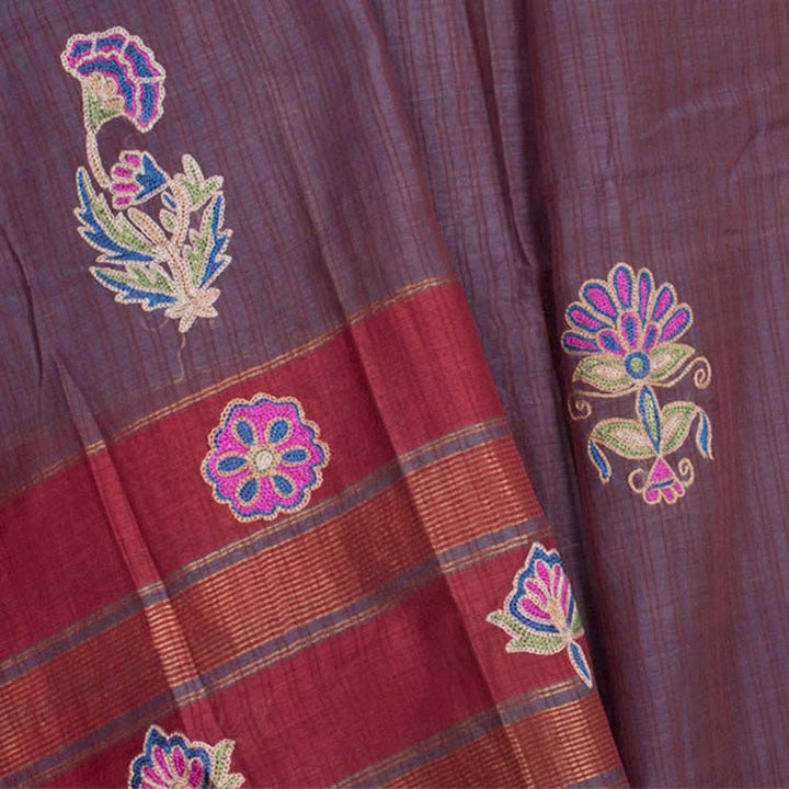 Embroidered Maheshwari Silk Cotton Dupatta 10039831