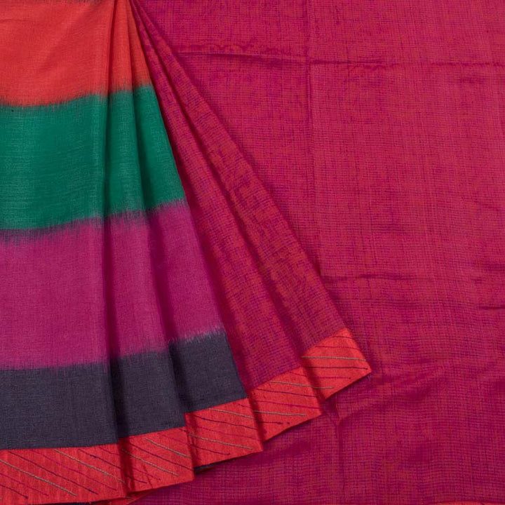 Handloom Bengal Tussar Silk Saree 10042375