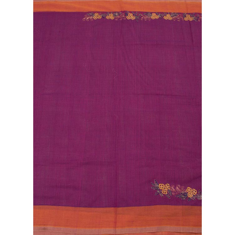 Hand Embroidered Mangalgiri Cotton Saree 10050282