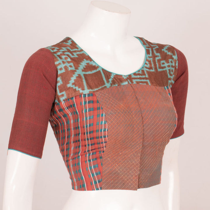 Handcrafted Tussar Silk Blouse 10036115