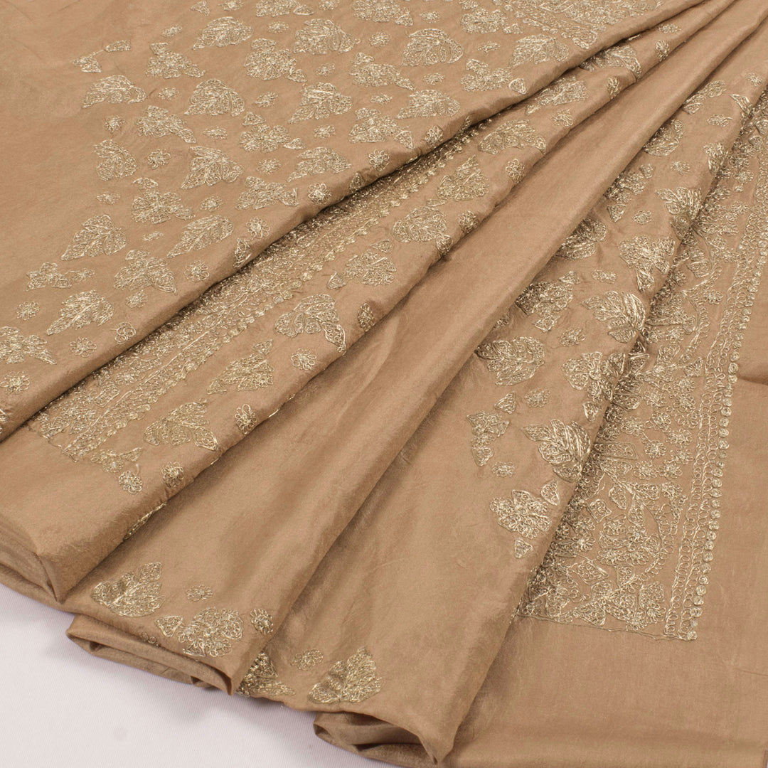 Embroidered Handloom Banarasi Silk Blouse Material 10030907