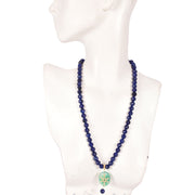 Handcrafted Beaded Kundan Pendant Necklace 10019191p