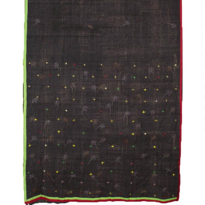 Hand Embroidered Bengal Cotton Saree 10050873