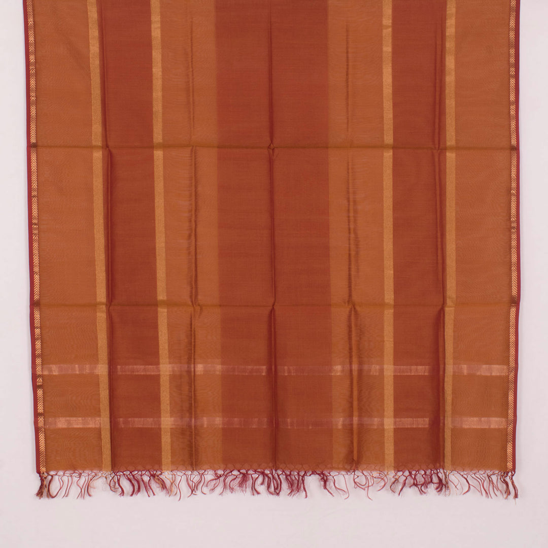 Handloom Maheshwari Silk Cotton Dupatta 10031076
