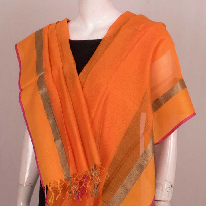 Handloom Maheshwari Silk Cotton Dupatta 10046196