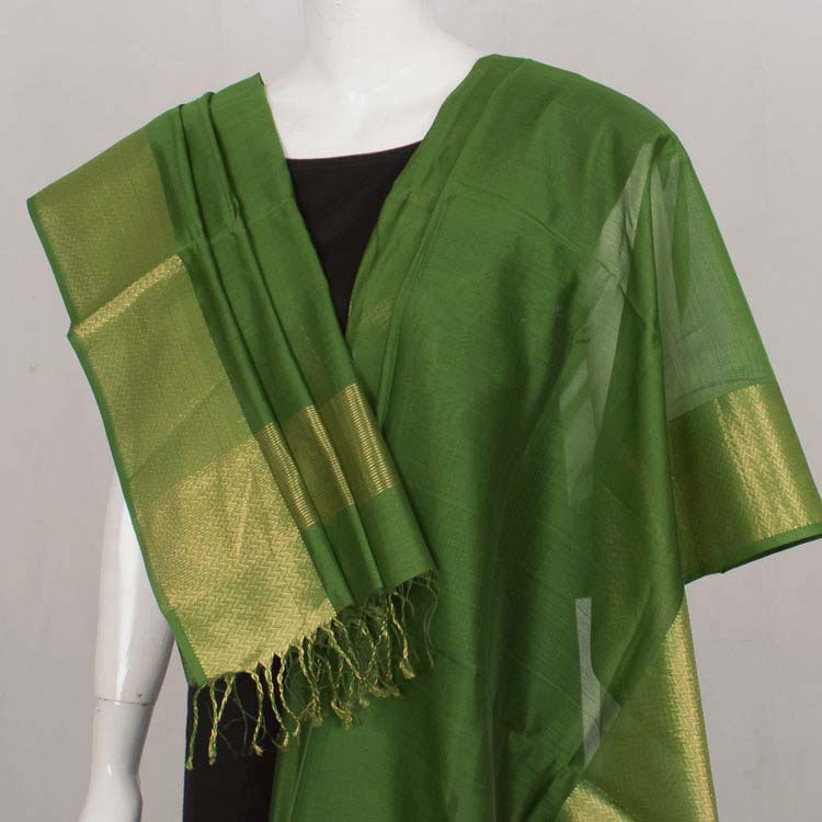 Handloom Maheshwari Silk Cotton Dupatta 10046206