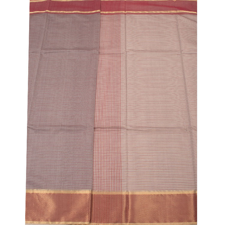 Handloom Maheshwari Silk Cotton Saree 10036621
