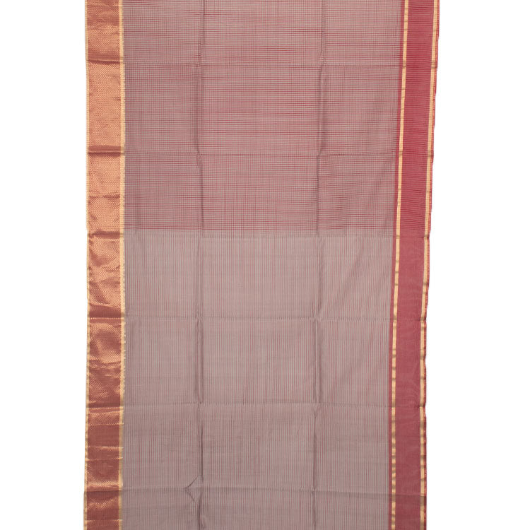 Handloom Maheshwari Silk Cotton Saree 10036621