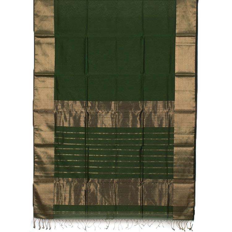 Handloom Maheshwari Silk Cotton Saree 10036625