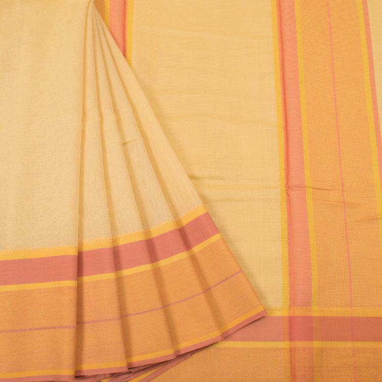Handloom Maheshwari Silk Cotton Saree 10036639
