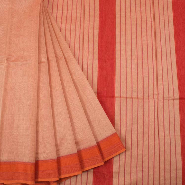 Handloom Maheshwari Silk Cotton Saree 10036643