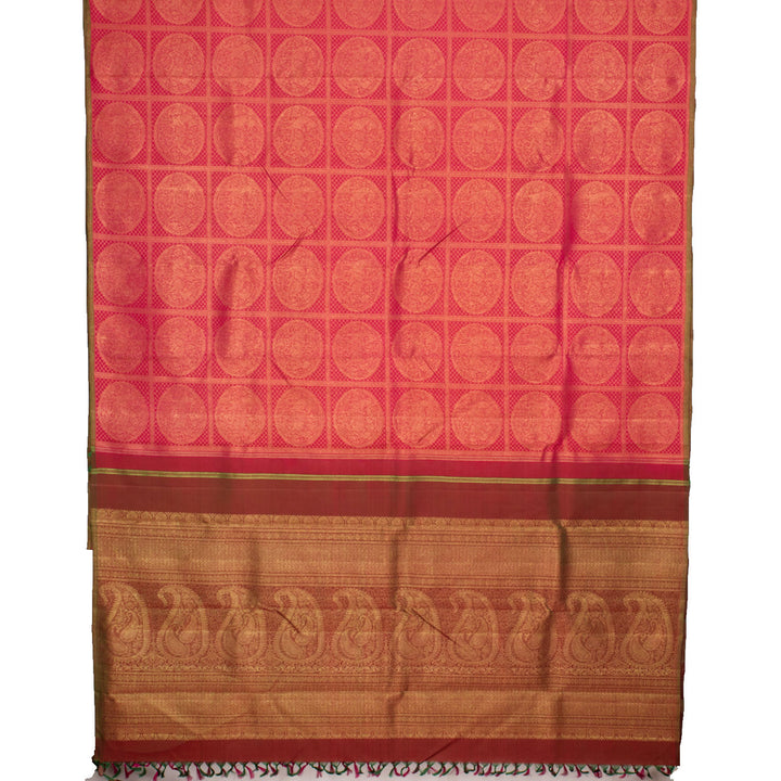 Kanjivaram Pure Zari Jacquard Silk Saree 10031919