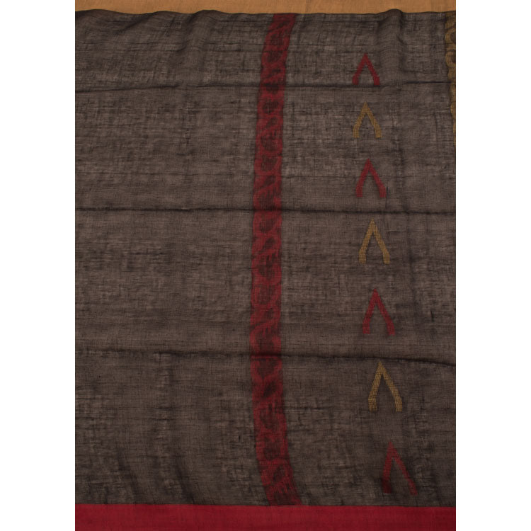 Handloom Bengal Linen Saree 10040698