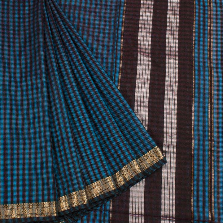 Handloom Maheshwari Silk Cotton Saree 10039057