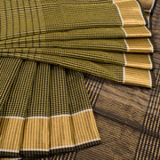 Handloom Maheshwari Silk Cotton Saree 10039058