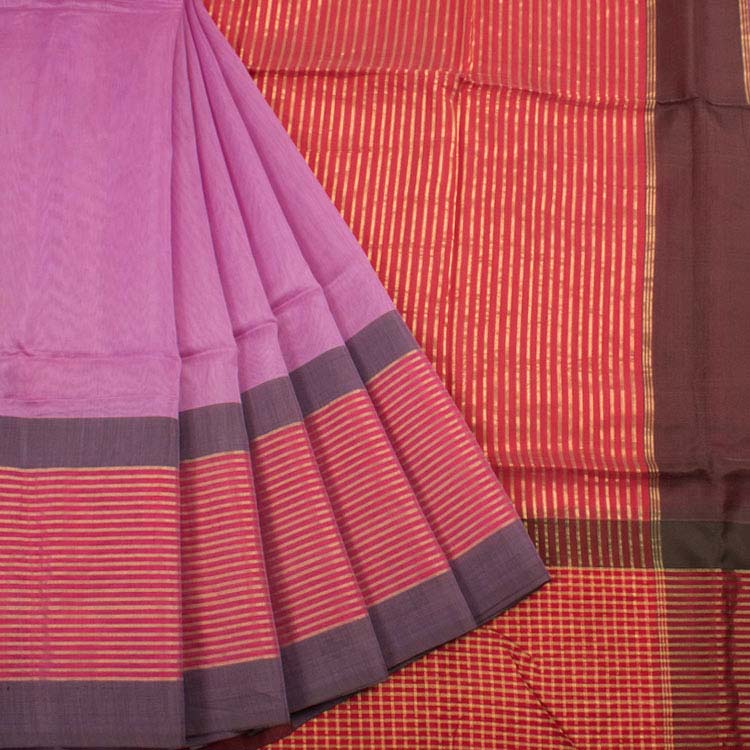 Handloom Maheshwari Silk Cotton Saree 10039064