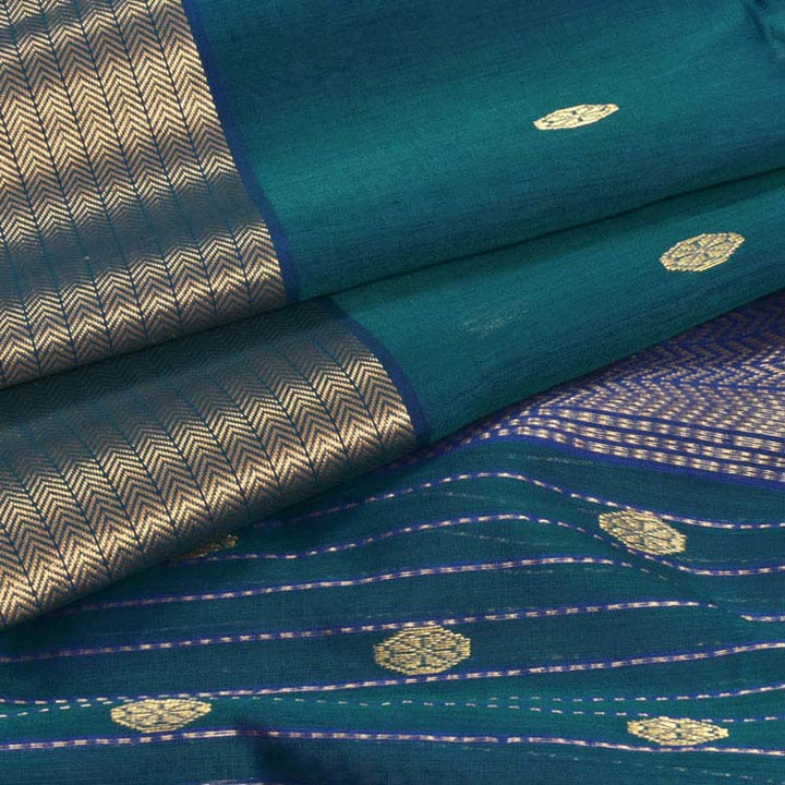 Handloom Maheshwari Silk Cotton Saree 10039080