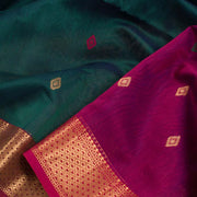 Handloom Maheshwari Silk Cotton Saree 10046774