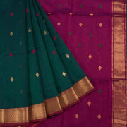 Handloom Maheshwari Silk Cotton Saree 10046774