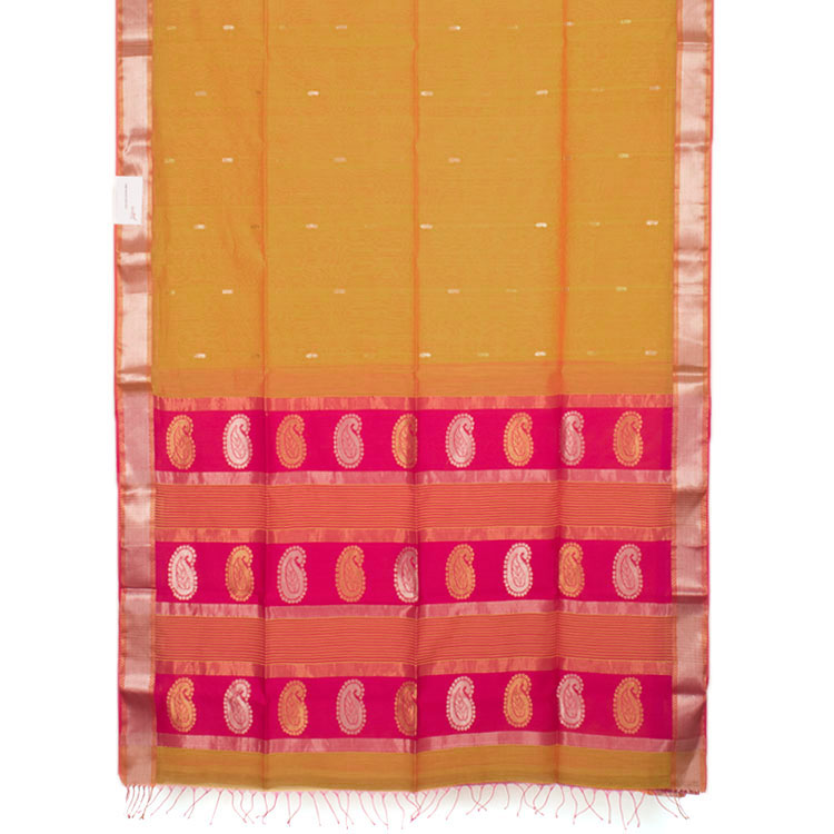 Handloom Maheshwari Silk Cotton Saree 10051933