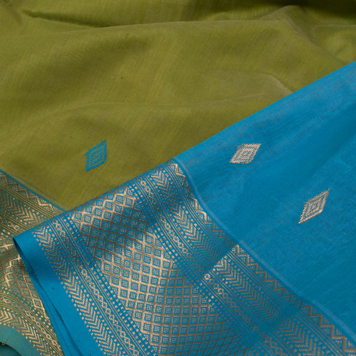 Handloom Maheshwari Silk Cotton Saree 10051935