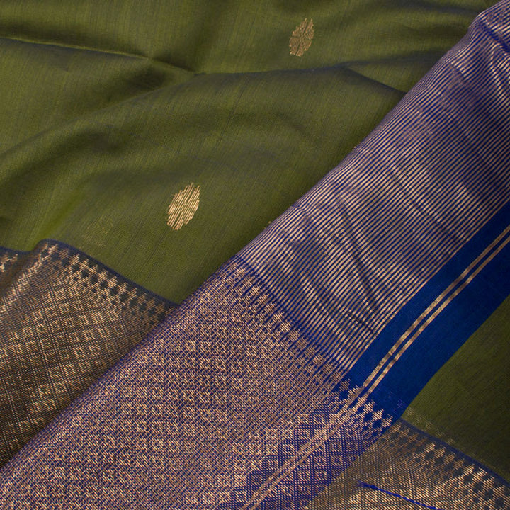 Handloom Maheshwari Silk Cotton Saree 10051937