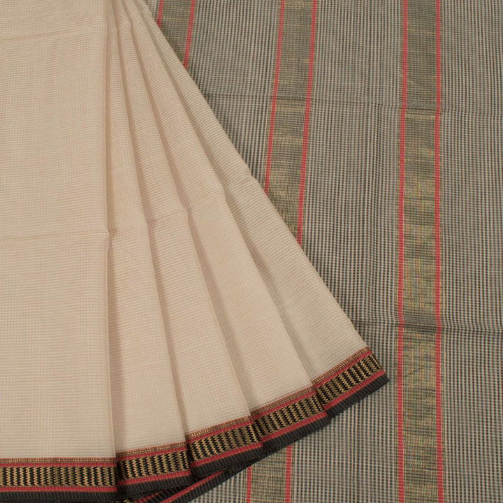 Handloom Maheshwari Silk Cotton Saree 10051938