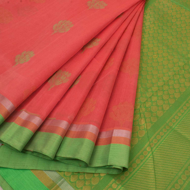 Handloom Kanchi Silk Cotton Saree 10032677